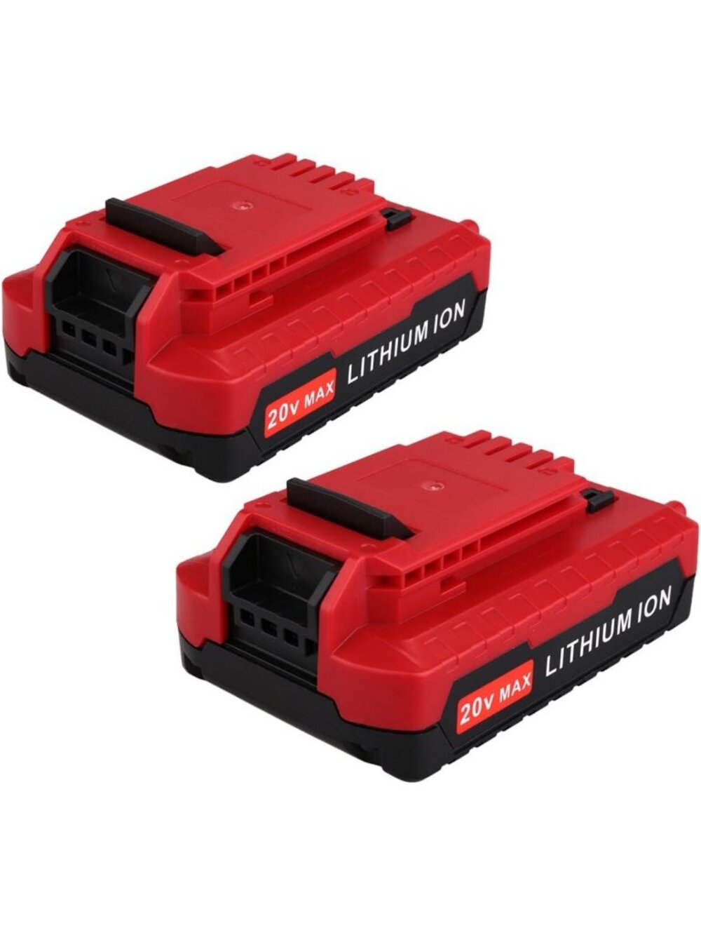 2 Pack 20V Lithium Batteries for Power Tools - Compatible, High Capacity